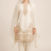 3 Piece Crepe Suit-Embroidered (Pret)