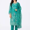 Embroidered sSuit with Matching dupatta-Elegant 3 Piece Outfit