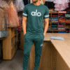 Men’s Dark Green Alo Tracksuit | Stylish Casual Sportswear 2026